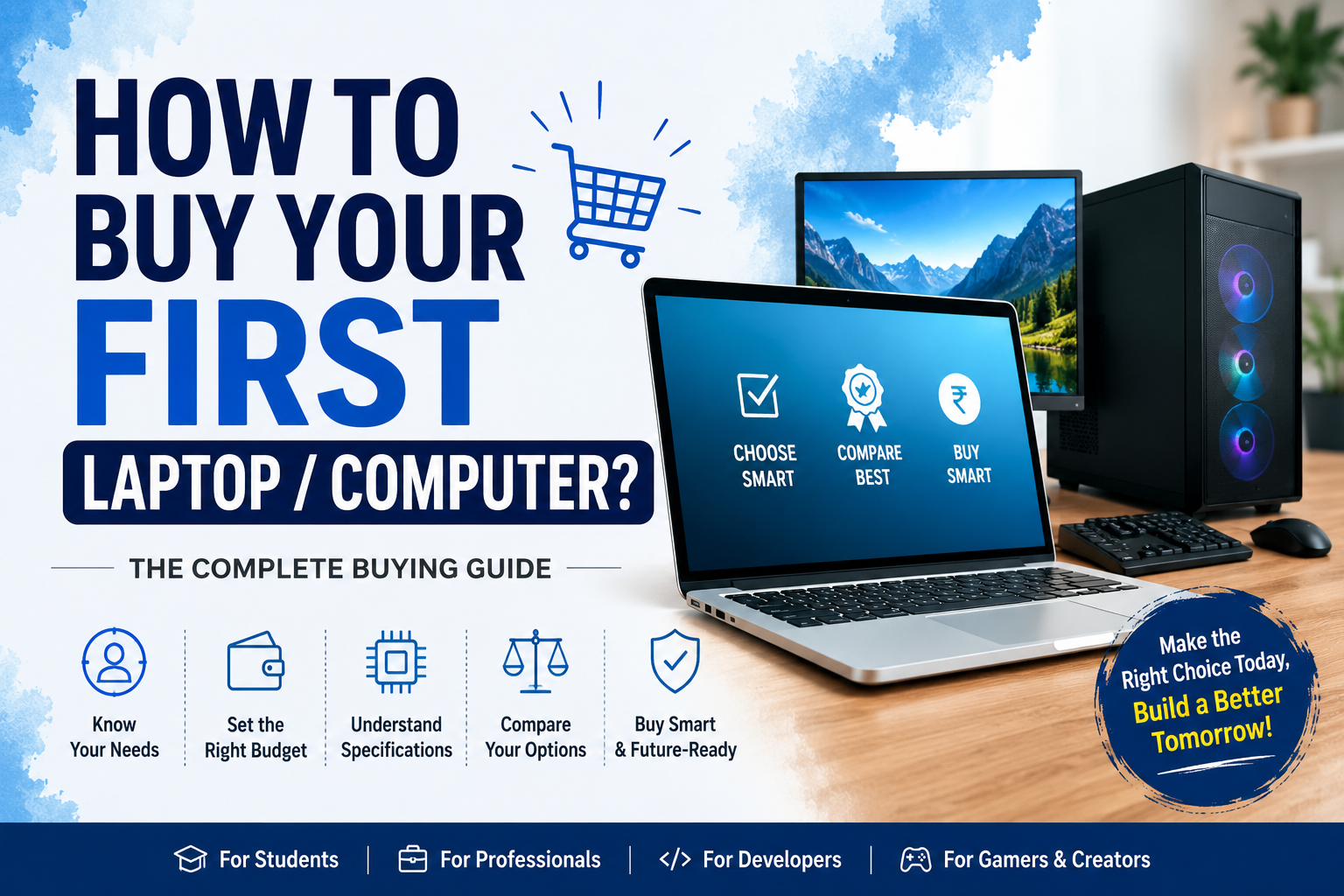 How to Buy Your First Laptop or Computer: The Complete Beginner’s Guide